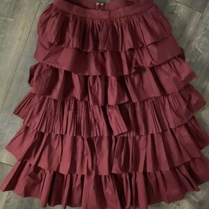 4 tiered midi skirt, brand new with tags, medium